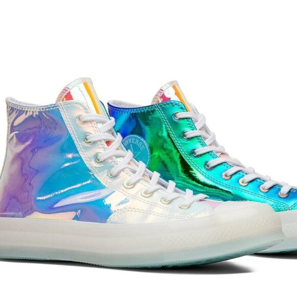 Converse Chuck Taylor All Star 70 Hi Iridescent SZ 6.5W / 4.5M NIB SEE NOTES/PIC - Picture 1 of 8
